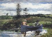 Winslow Homer The Blue Boat (mk44) USA oil painting artist